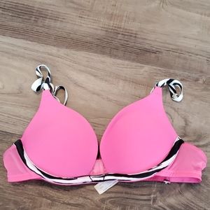 Victoria's Secret Pink Zebra Push Up Bra